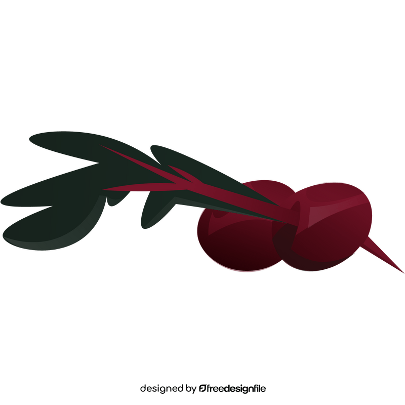 Beetroot leaves clipart