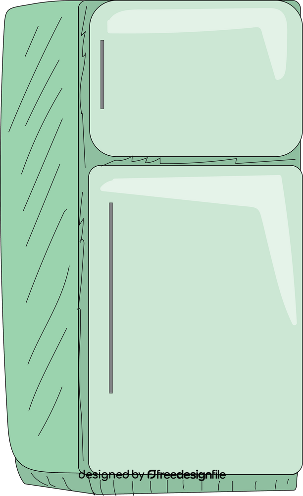 Kitchen refrigerator clipart