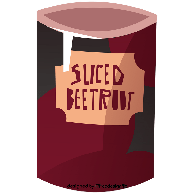 Beetroot sliced clipart