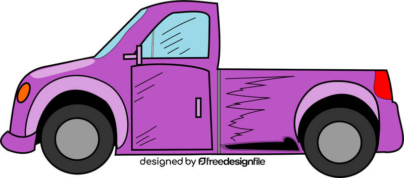 Free pickup truck clipart