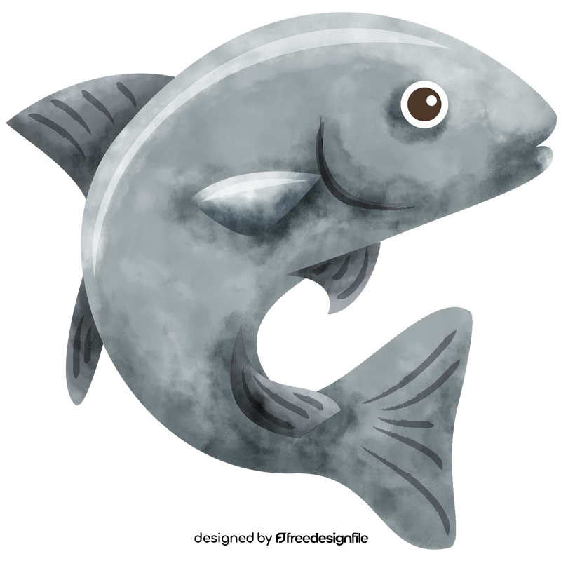 Salmon fish clipart