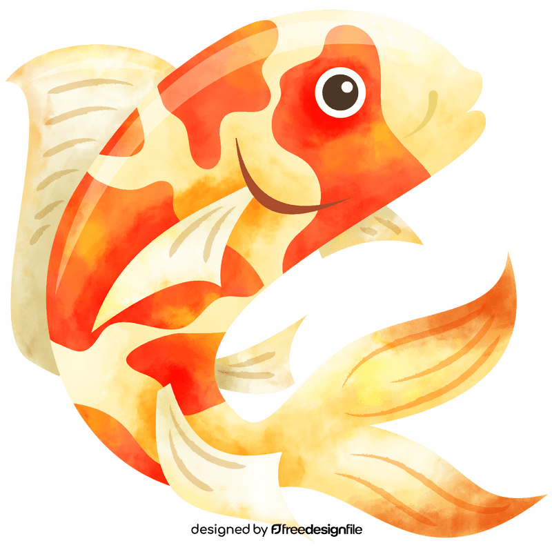 Koi fish clipart