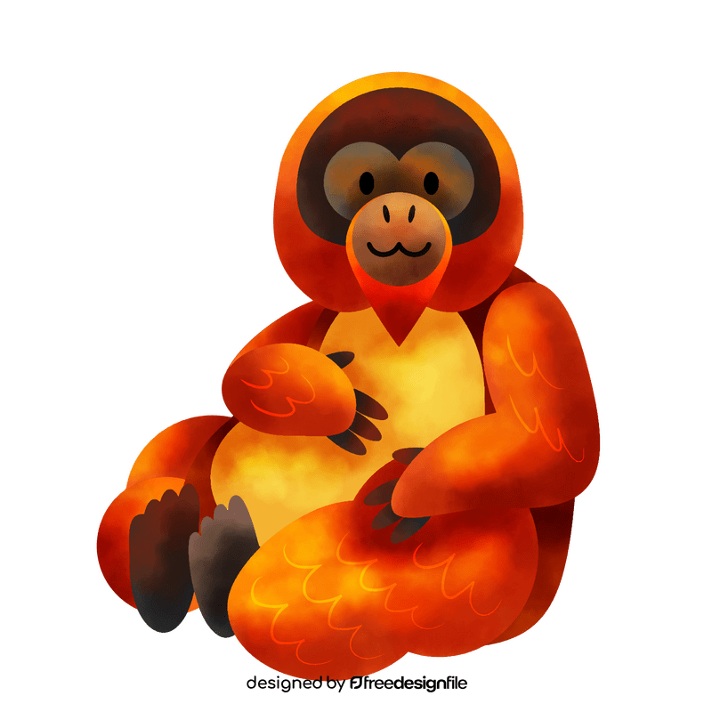 Orangutan clipart