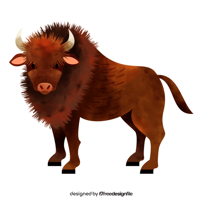 Bison clipart