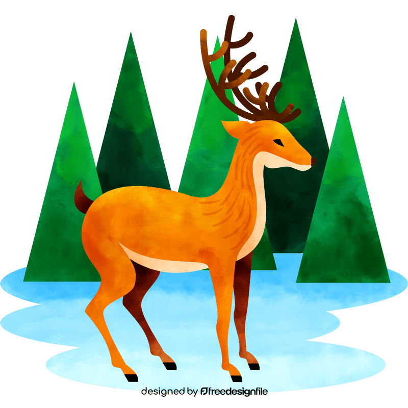 Reindeer vector