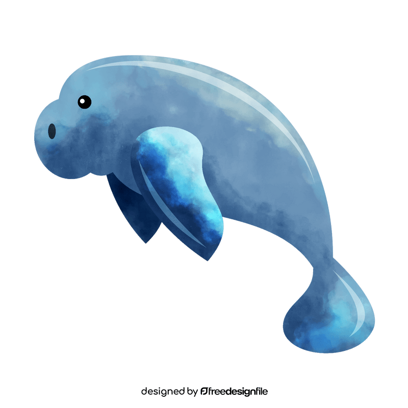 Dugong clipart