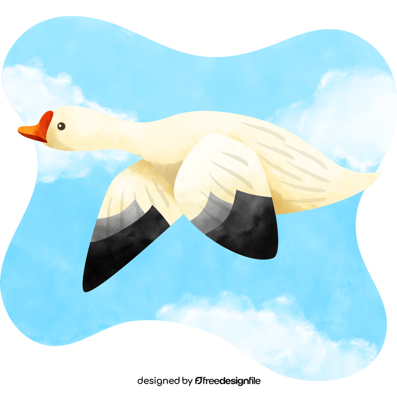 Snow geese bird vector