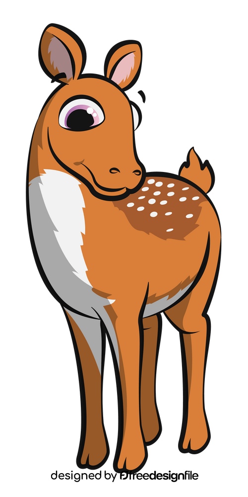 Deer cartoon clipart