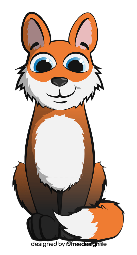 Fox cartoon clipart