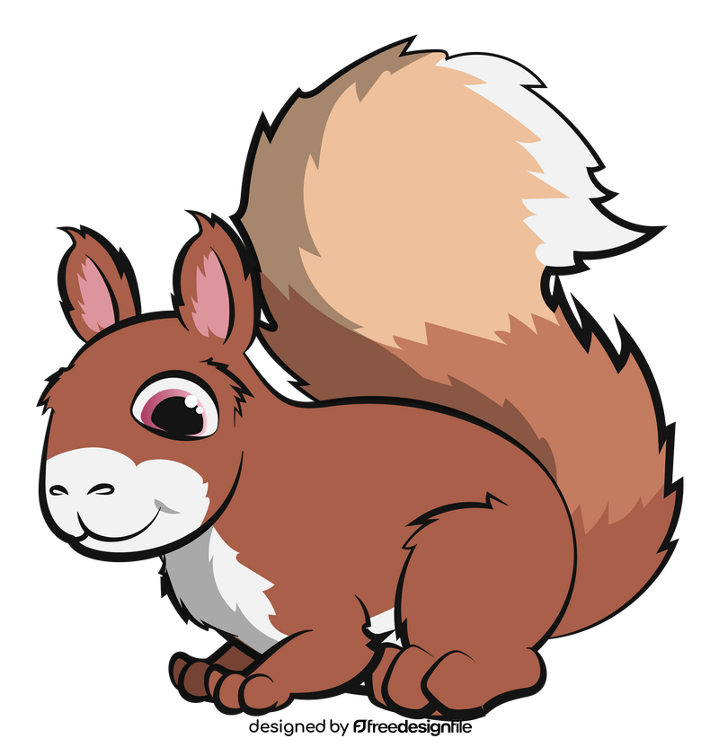 Squirrel cartoon clipart