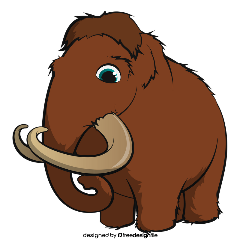 Mammoth cartoon clipart