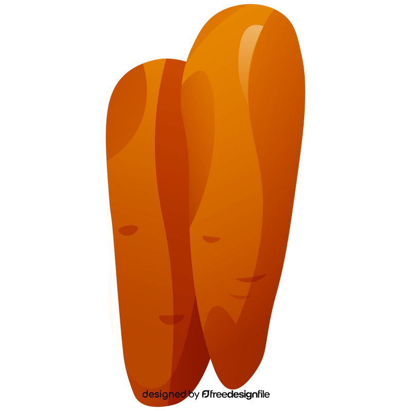 Free carrot vegetable png clipart