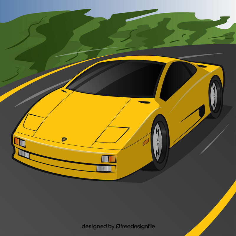 Lamborghini Diablo vector