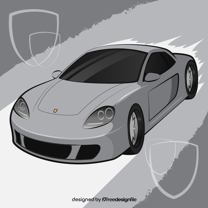 Porsche Carrera GT vector