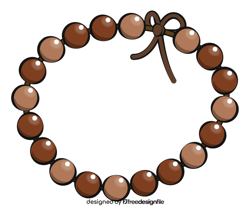 Beads bracelet clipart