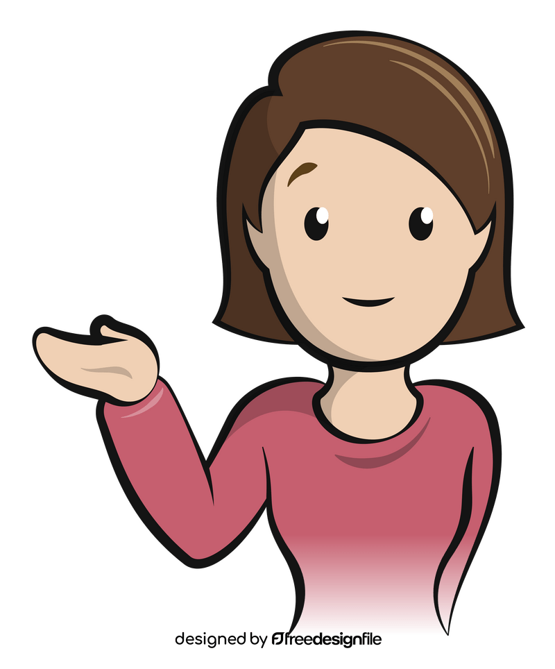 Woman tipping hand emoji, emoticon clipart