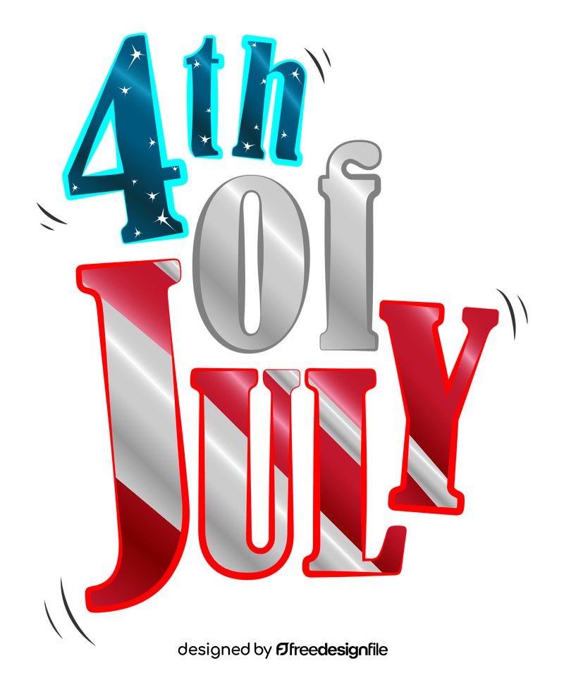 4th of July clipart