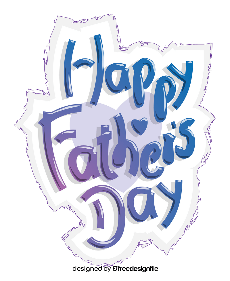 Happy fathers day clipart