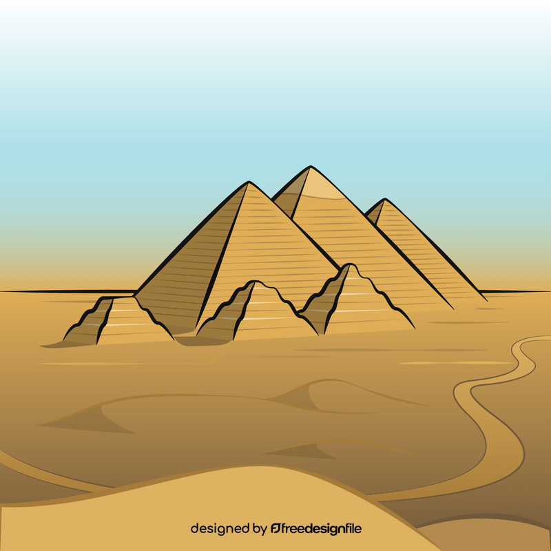 Pyramids vector