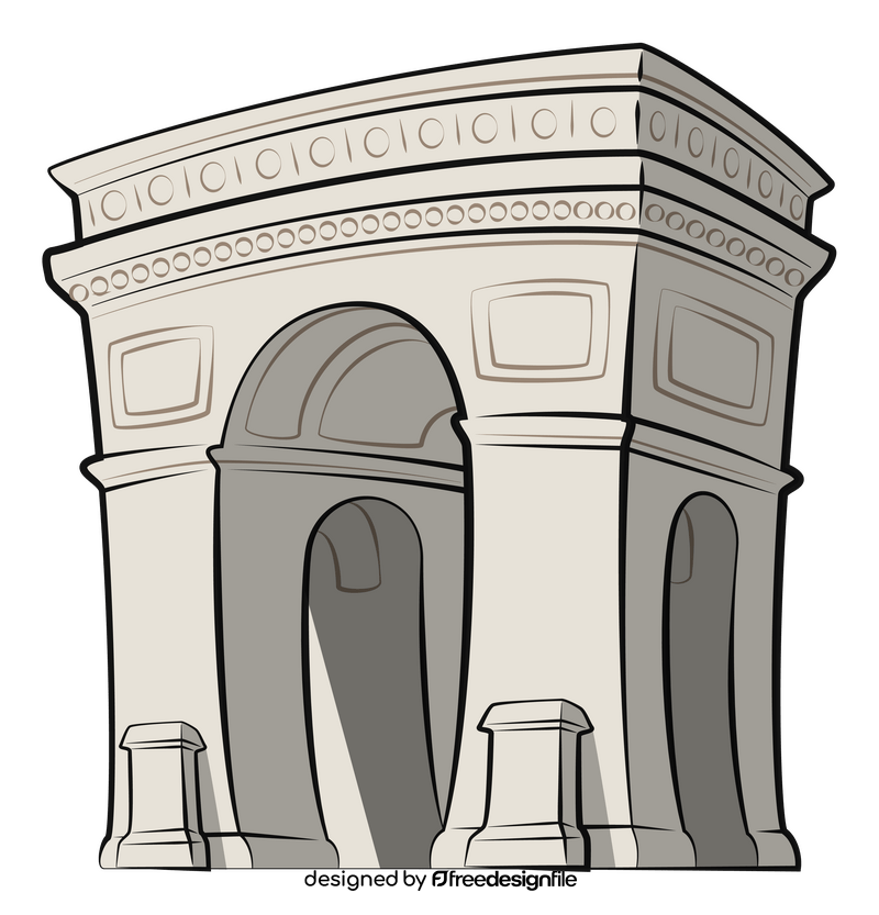 Arc de triomphe clipart