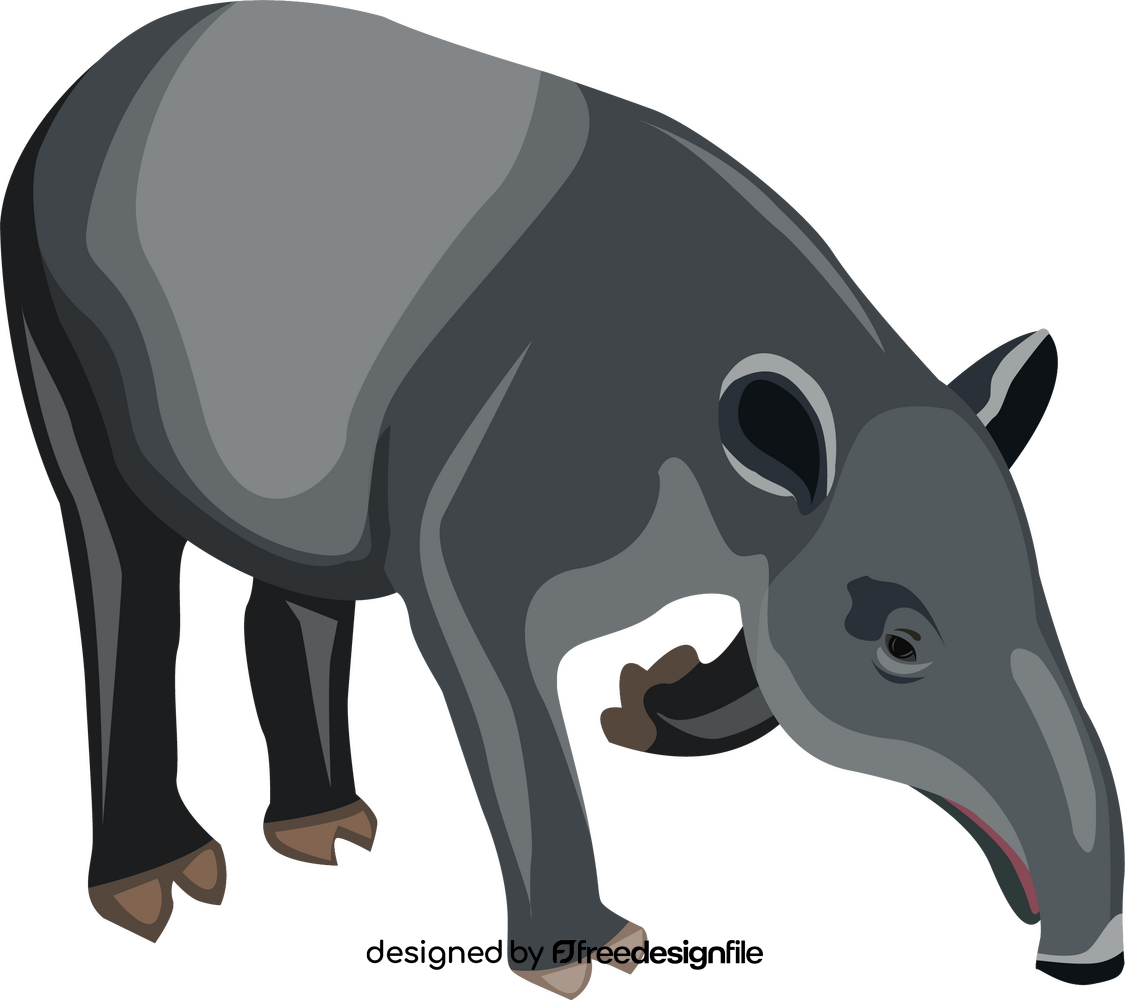 Tapir clipart