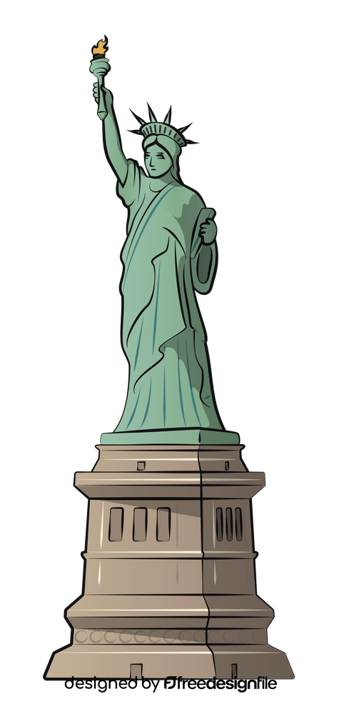 Statue of liberty clipart