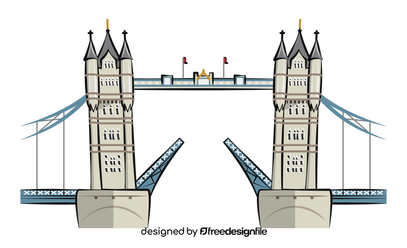 Tower bridge clipart