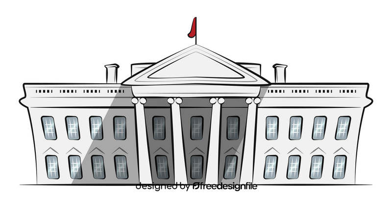 White house clipart