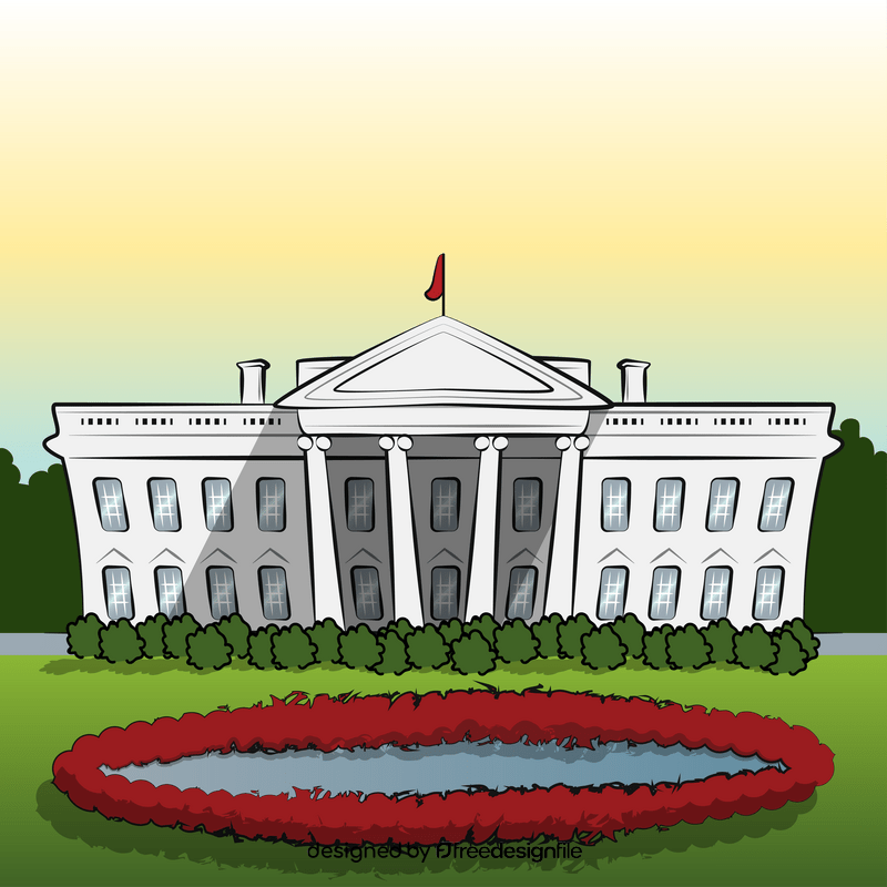 White house vector