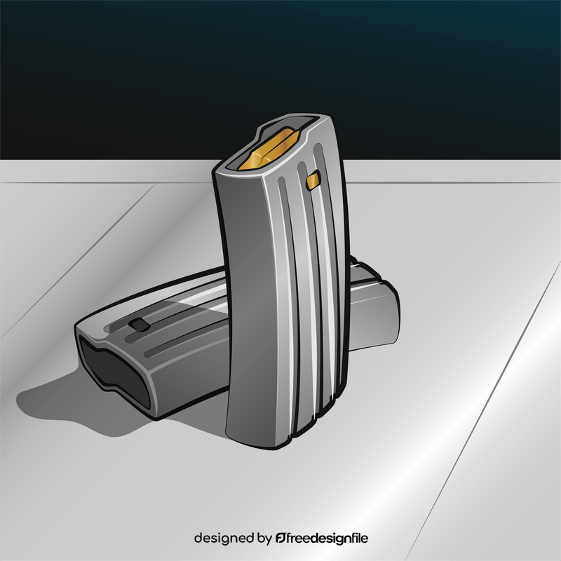 Rifle magazine vector