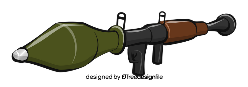 Rocket launcher clipart