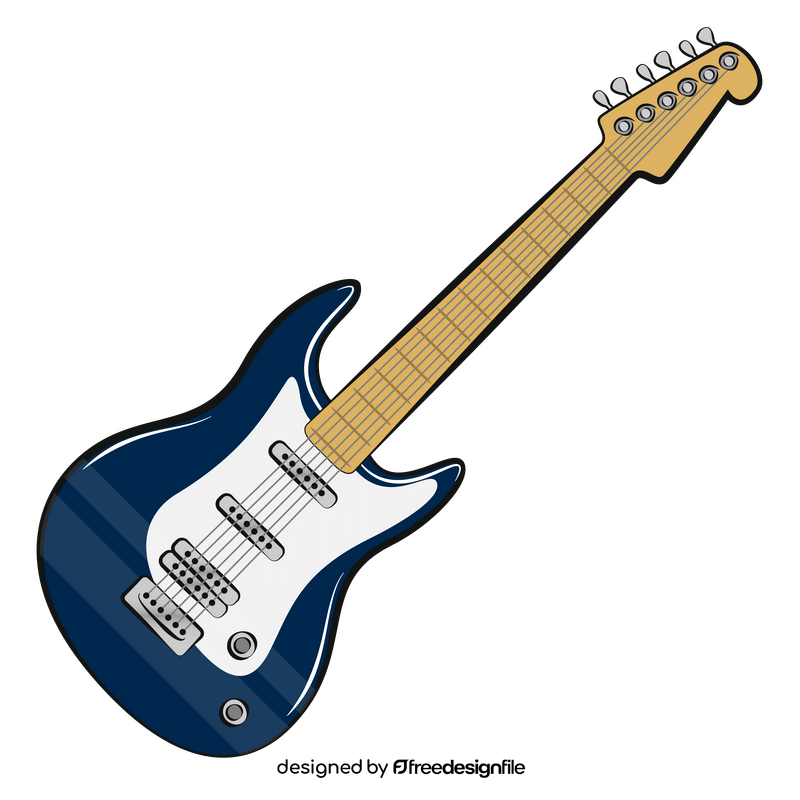 Electric guitar clipart