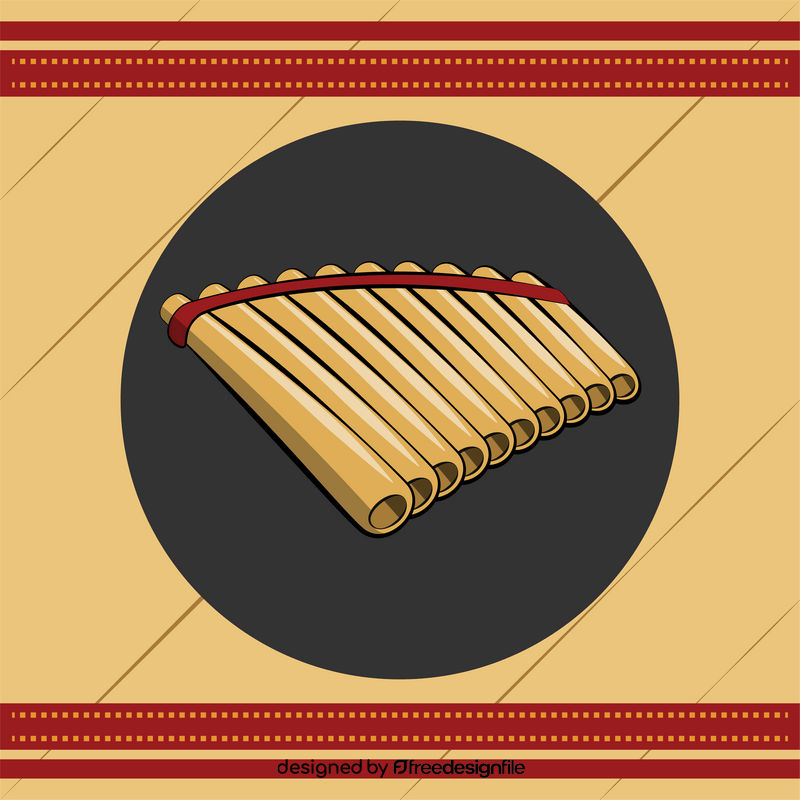 Panpipes vector