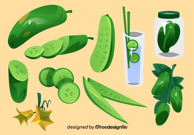 Cucumber vector