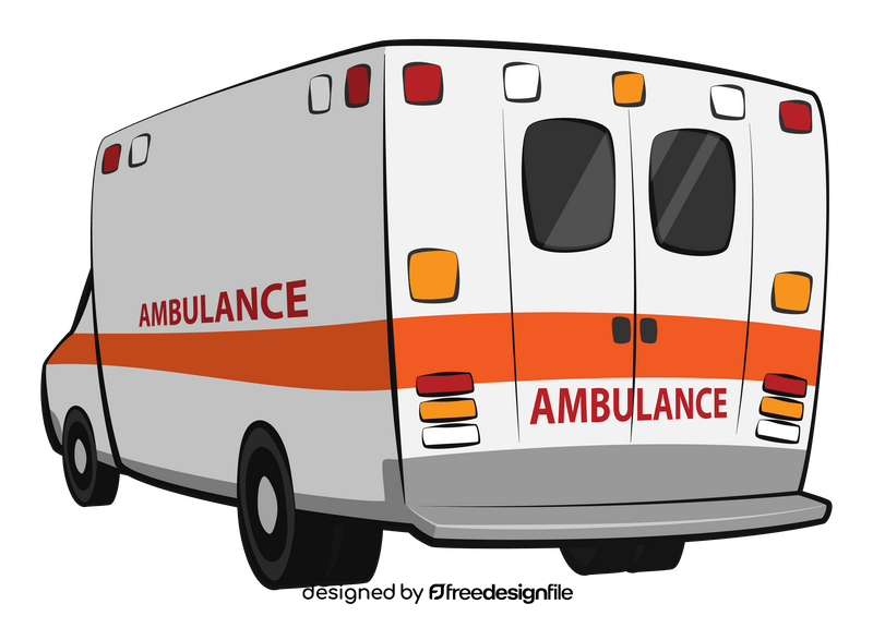 Ambulance cartoon clipart