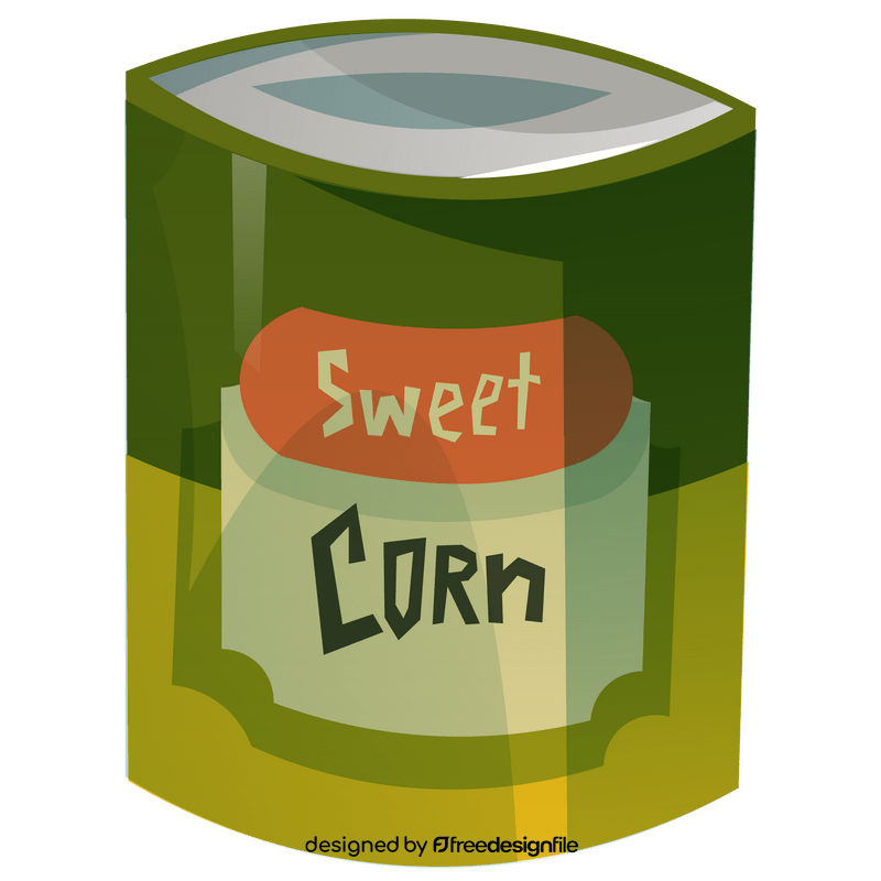 Corn sweet canned clipart