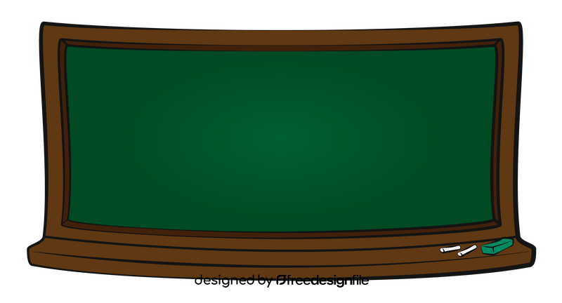 Blackboard drawing clipart