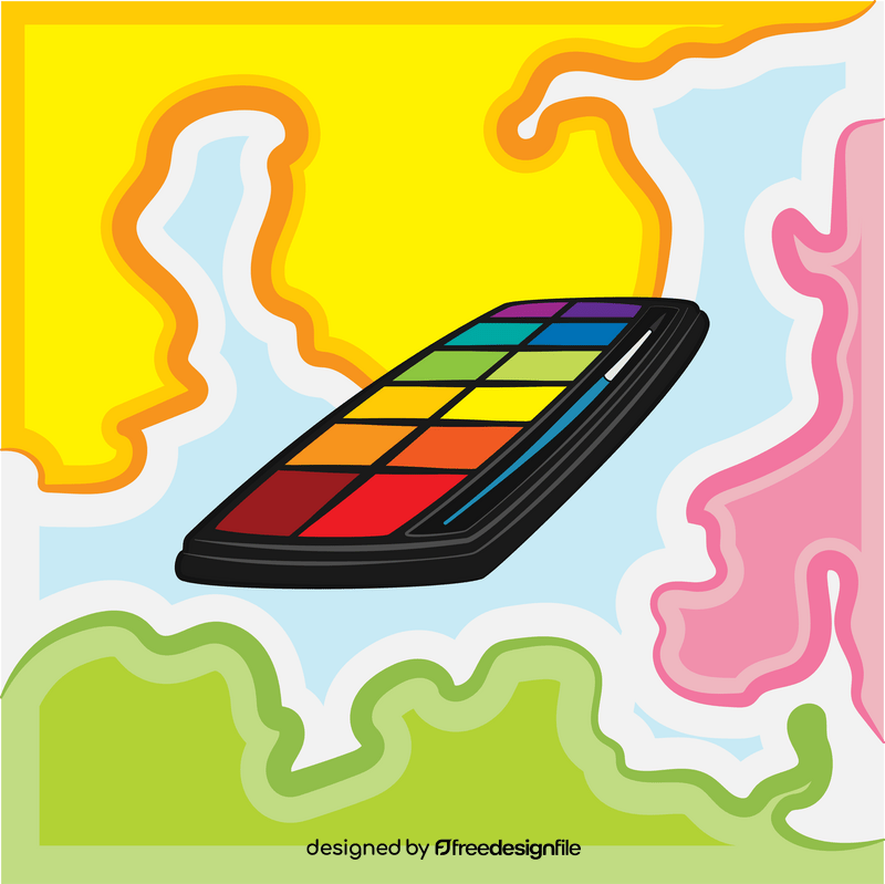 Watercolor paint vector