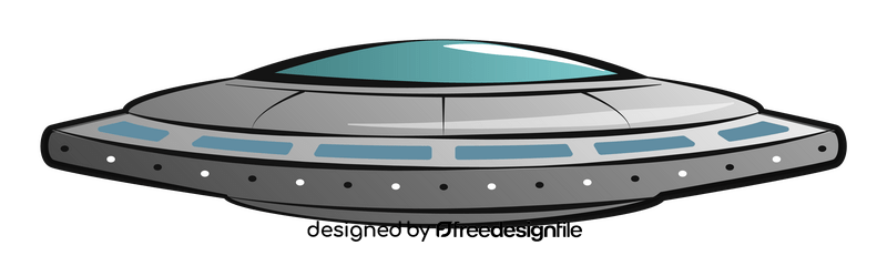 Flying saucer clipart