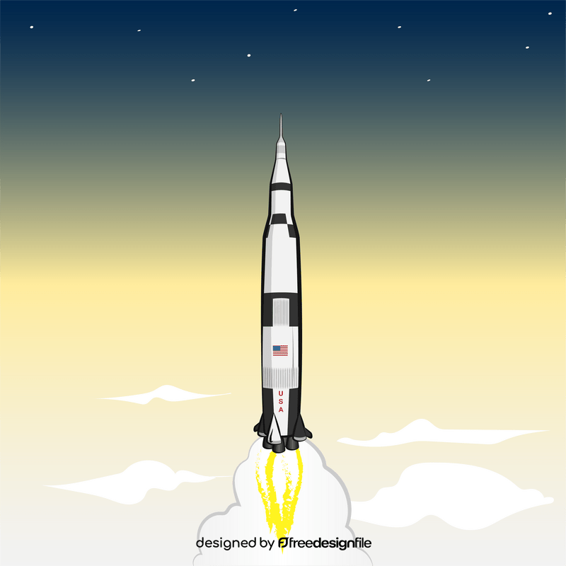 Saturn v vector