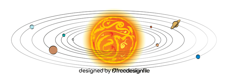 Solar system clipart