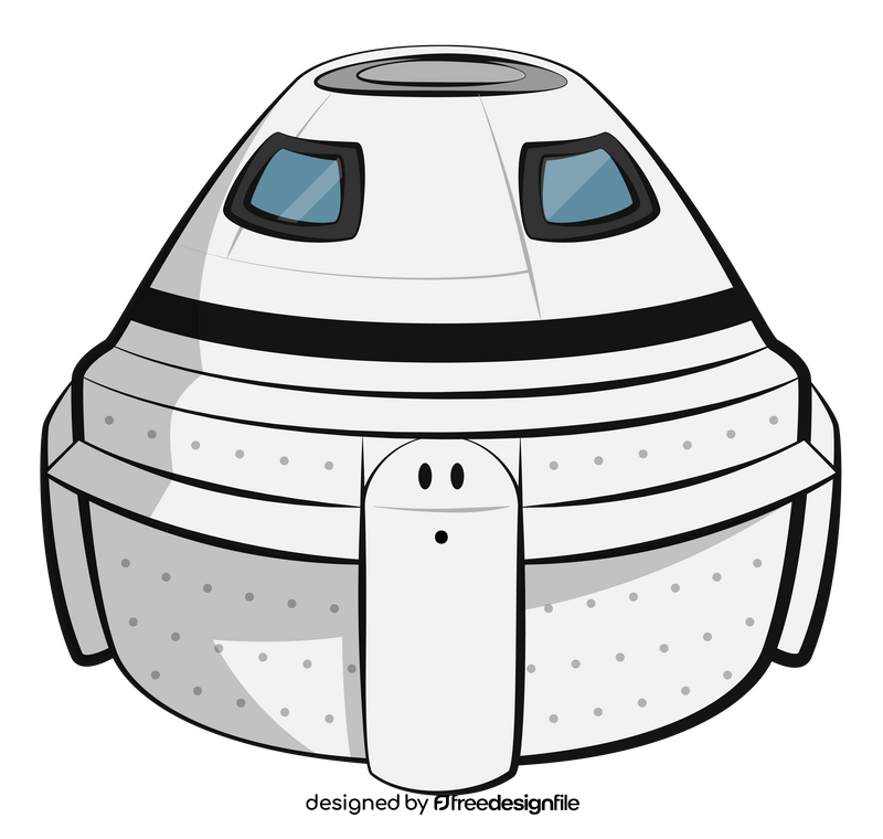 Space capsule clipart