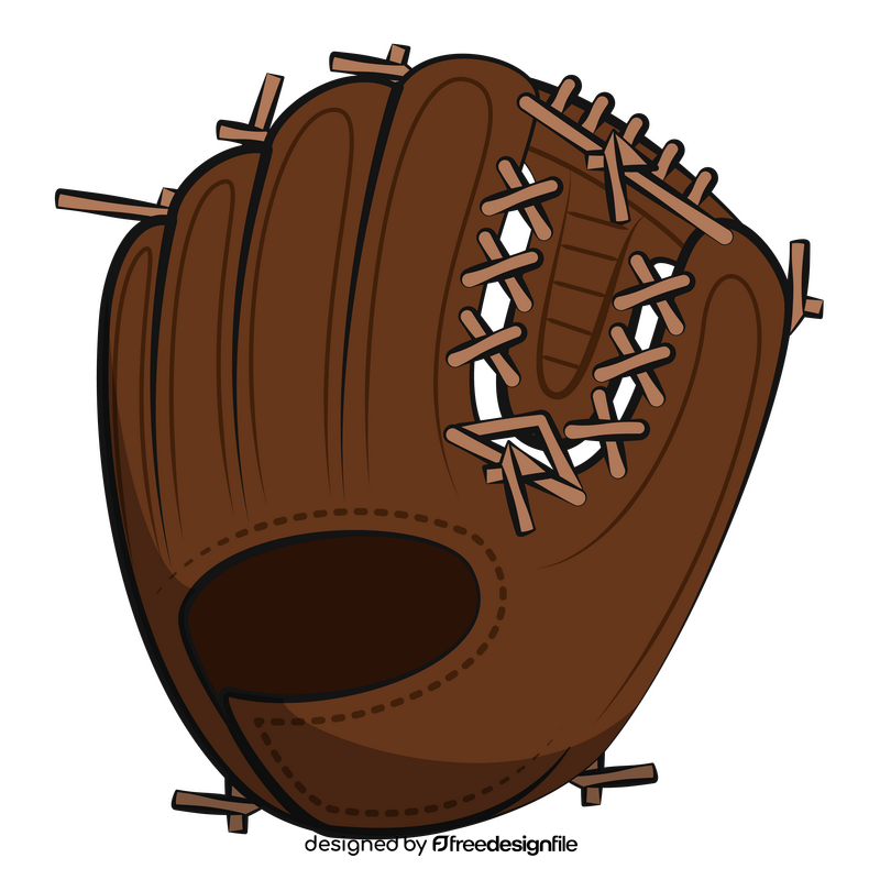 Baseball glove clipart