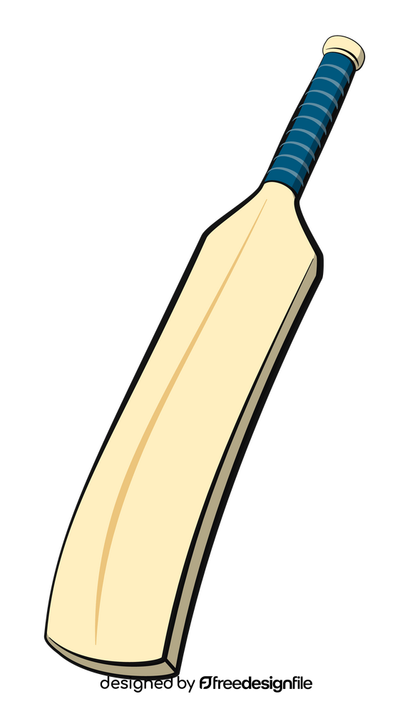 Cricket bat clipart