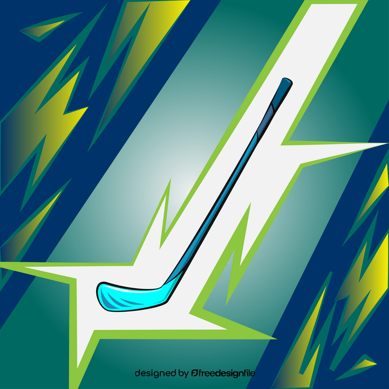 Ice hockey stick vector