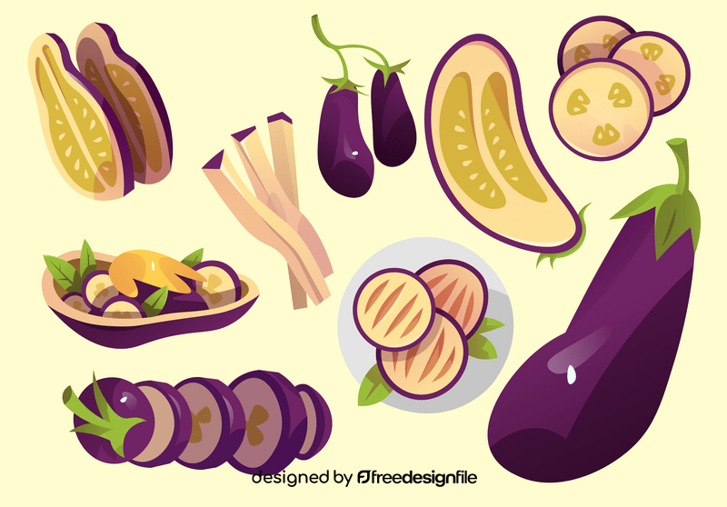 Eggplant vector