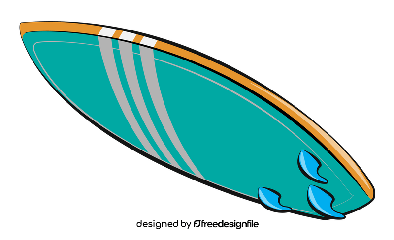 Surfboard clipart