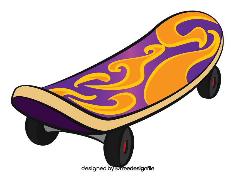 Skateboard clipart