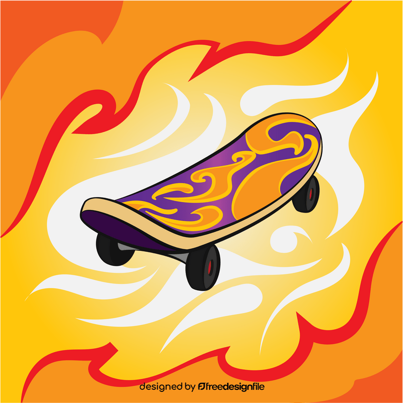 Skateboard vector