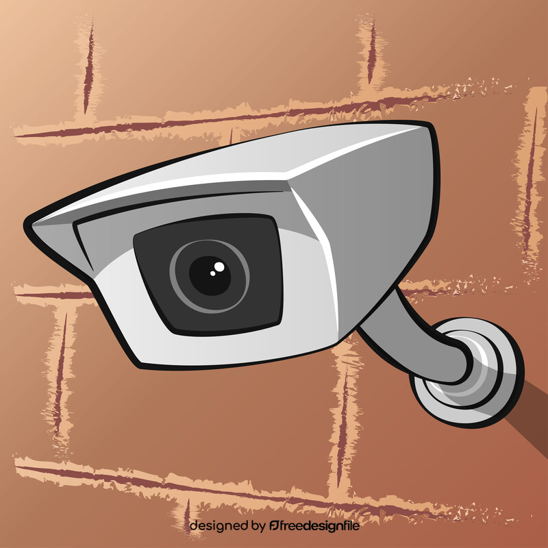 Cctv camera vector